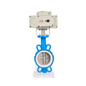 D971X-16Q Electric Stainless Steel 304 Butterfly Valve with PTFE Clamp Switch-Controlled Adjustable DN40-300 for Water Media