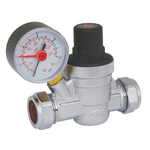 DOZ Piston Type Brass Hydraulic Water Pressure Reducing Valve Adjustable With 1/2