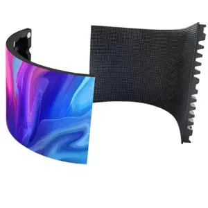 Indoor P1.86 Flexible LED Display Soft Module | High-Resolution Bendable LED Panel for Curved Walls & Creative Installations