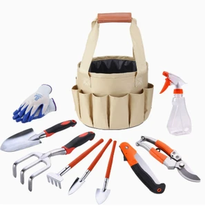 Outdoor Gardening Tool Set with Bag, Grafting Shears & Garden Shovel