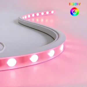 New Style 3D Bend Wall Grazer RGBW IP67 Outdoor LED Wall Washer DC24V Flexible 25*26mm Linear Wall Washer for Building Facades