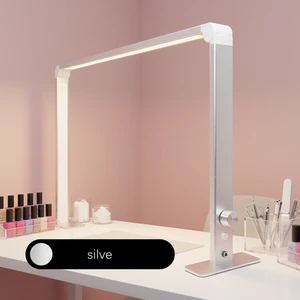 Simple Aluminum Manicurist Table Light Modern LED AC Desk Lamp Foldable Adjustable Brightness Flexible Arm Eye-Caring 4000-6500K