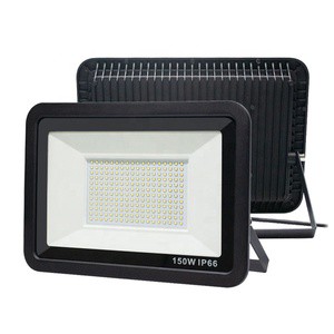 Aluminum Black Frame IP66 AC 220-240V 13500lm 150W Outdoor Floodlight With For Small Tennis Court Lighting