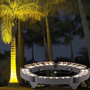 Outdoor Integrated Lens Solar Hug Tree Light Thickened Die-Cast Aluminum Housing Garden Tree Spotlight Product Garden Lights