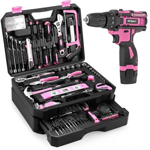 Hardware Electrical Power Combo Kit Cordless Drill Machine Set Other Hand Wrench Tool Box Set Tools Kit Tool Sets