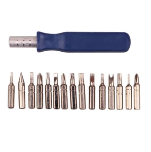 16-in-1 Screwdriver Set Repairing Glasses Household 45# Steel Multi-functional Screwdriver