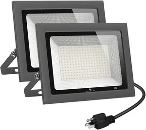 IP65 Waterproof Outdoor CE EMC ErP 10W-200W LED Flood Light with Plug for Yard, Garden, Playground