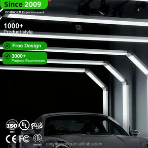 Sustainable Energy-Efficient Bright LED Waterproof Dimmable AC 6500K High CRI 90 Tunnel Lighting Solution for Auto Shops