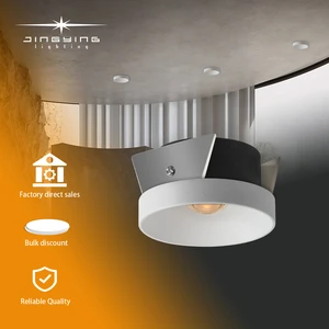 Modern Commercial Style LED Aluminum Recessed Waterproof Spotlight for Hotel & Villa Living Room