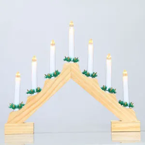 Hot Sales 7L Warm White LED Wooden Bridge Light