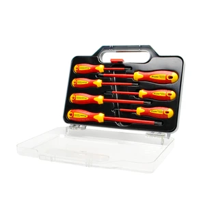 Pro'skit SD-8012 high voltage insulated screwdriver set specially designed for power safety and maintenance in asia and africa