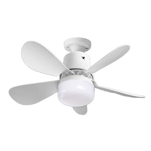 40W E27 Socket Fan Lamp Wind 5 Blades Foldable Fan Lamp New Fan Lamp With Remote Control 20 Inch