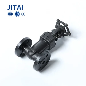 A105/A350-LF2/F316/F316L Forged Steel Corrugated Flange Stop Globe Valve for High Pressure & Steam Service OEM Available
