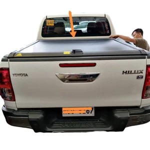 Pickup Truck Retractable Manual Roller Shutter Lid Tonneau Cover For Hilux Vigo Revo Rocco Sr5 Rogus Conquest Gr Sport Gun125