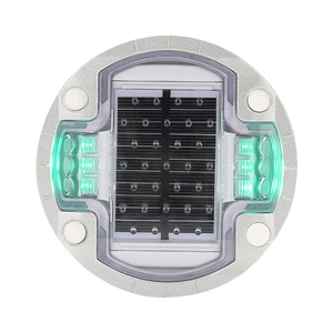 Outdoor IP68 Waterproof Multi-Color Epistar LED Solar Recessed Deck Light Aluminum Alloy Stainless Steel Ground Buried Pavement