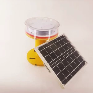 Solar Powered Obstruction Light for Bridge