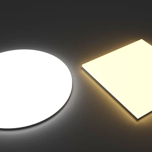 Ultra Slim Thin Surface Mounted square Round Frameless Led Panel Light