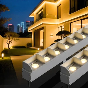 High Power Outdoor Wall Washer Light Waterproof LED Linear Lamp for Building Facade Hotel Villa Bridge Engineering Project