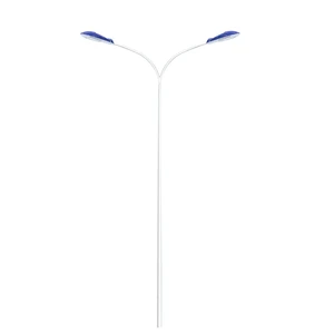 IP66 60W AC/DC Waterproof Outdoor LED Street Road Lamp with Pole 3-Year Warranty 3000-5000K Color Temperature
