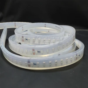 Durable 1100 Lumen/m IP68 Waterproof Led Strip Light for Underground Mine Tunnel 220V Led Strip Lighting Silicone Material