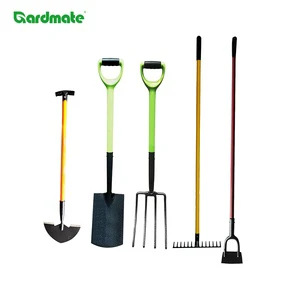 5-Piece DIY Garden Tools Set-Durable Metal & Plastic Hand Tool Kit for Outdoor Yard Work Planting Weeding Edging (OEM Available)