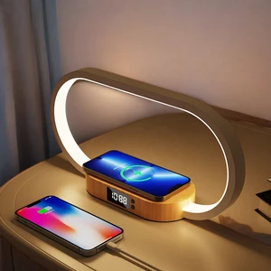 Contemporary Art Sculpture Desk Lamp Wireless Speaker Desk Lamp Modern Crystal LED Desk Lamp