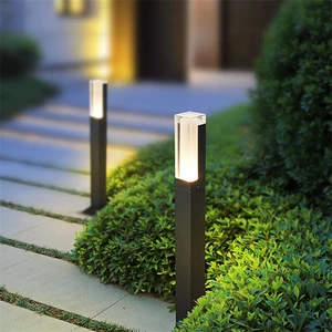 Factory Direct Sale Aluminum Body IP65 Waterproof Garden Path Street Landscape Lighting Led Lawn Pole Column Light