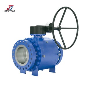 Large Diameter Trunnion Mounted Ball Valve with Hydraulic Actuator