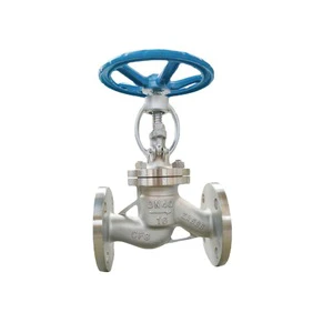 DN50 CF8 Stainless Steel Globe Valve Model J41W-16P PN16 ANSI Standard Flange End Industrial Manual Control Valve High