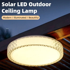 LEDORA LIGHTING Remote Control Solar Light for Outdoors Solar Ceiling Light Garden Decoration