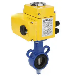 Aluminum alloy Ball Valve DNOVA WBV0232E-2W-Fb-H 16 bar compact flanged manual