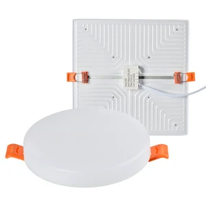 12w 18W 24W 6500K Indoor Frameless Recessed Adjustable Round LED Panel Light