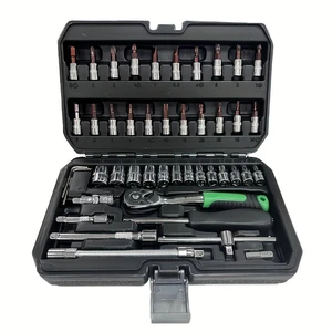 Hot Sale CRV Fast Complete Wrench Set Hand Tools for Car Repair and Home Use Ratchet and Socket Set
