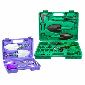 5 PCS/SET Garden Hand Tools Set With Garden Shovel Scissor Garden Hand Tools Box Set