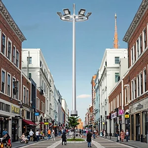 Pole 20m 25m 30m 35m Hot Dip Galvanized High Quality Steel Street Lamp High Pole Light