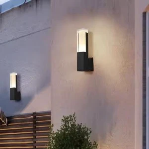 Modern Outdoor LED Wall Light for Garden Exterior Decorative Lighting Waterproof IP65 5W 10W Acrylic Wall Mounted Lamps