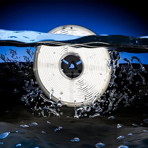 Brightest Waterproof Aluminum COB LED Strip IP68 12V/24V 280LEDs/M Outdoor Signage Building Outline Bridge Lighting