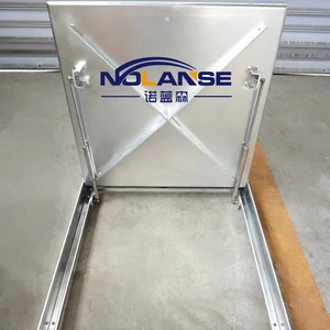 Stainless Steel Lifting Cover Gas Springs Waterproof Hatch For Swimming Pool Underground Motor Room