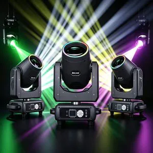 New 295W LED Beam Moving Head Stage Spotlight RGBW Emitting, Suitable for Nightclubs, KTV Hotels, PVC Promotional Items