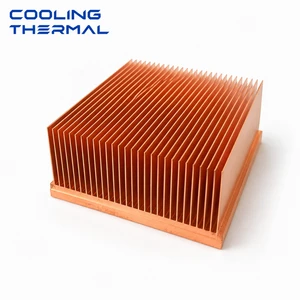Custom 60*60*20mm Aluminum Skived Fin Heat Sink High-density Skived Fins Heat Sink