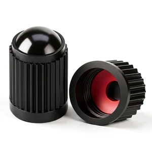 Plastic Tire Valve Stem Caps, Corrosion Resistant, With O Rubber Ring,Airtight Seal Dustproof Tire Valve Stem Covers