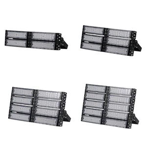 Modular High Bright LED Flood Light 200W300W 400W Warm White IP66 Waterproof Aluminum Heat Sink Outdoor Stadium Tunnel Lighting