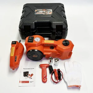 Electric Car Jack 5 Ton 3T 10T 12V Kit Hydraulic Lift Electric Impact Wrench SUV MPV Sedan Truck Tires Garage Repair Toolbox