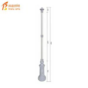 Outdoor Bollard Lamp Modern Style European E27 Pillar Lamp Garden Light for Parking Villa