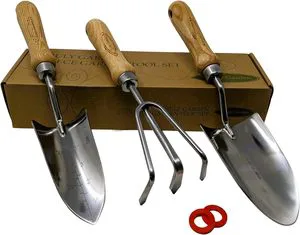 Custom Outdoor Garden Hand Tools Garden Tool Set Shovel Fork Weeder Outdoor Garden Tool Set with Wood Handle