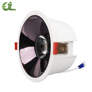 High Quality 30-35W Waterproof CRI90 Aluminum LED Cob Downlight Commercial Lighting 220-240V Embedded Mounted Industrial