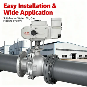 Electric Ball Valve, Electric Actuator Ball Valve, Stainless Steel 2-inch Directional Valve, Water Automation