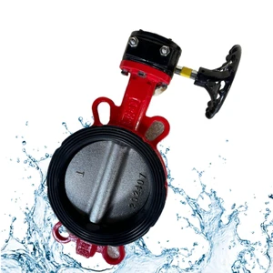 Turbine Wafer Butterfly Valve D371X-16Q Manual Butterfly Valve
