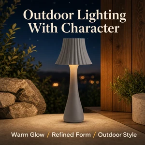 Waist Tapered Pleated Bollard Light Multiple Sizes 43cm 57cm 70cm 84cm 97cm Die Cast PC Outdoor Garden Path Lamp 12W AC85-265V
