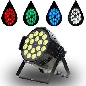 Tanzania DJ Lighting Equipment Waterproof RGBW 4 In1 Wash Disco Night Club Stage Event Can Zoom LED Par Light 18x10w